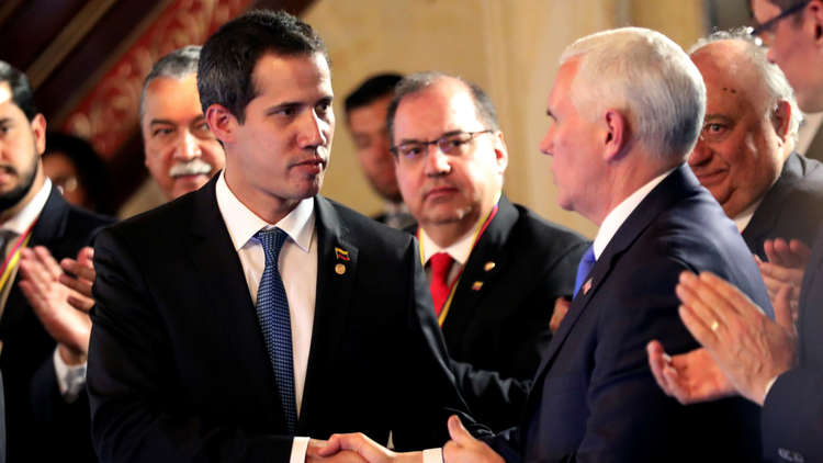 بينس: سنقف إلى جانب غوايدو حتى استعادة الحرية في فنزويلا