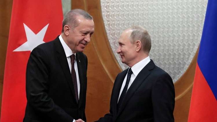 بوتين يهنئ أردوغان "بحرارة" بعيد ميلاده الخامس والستين 