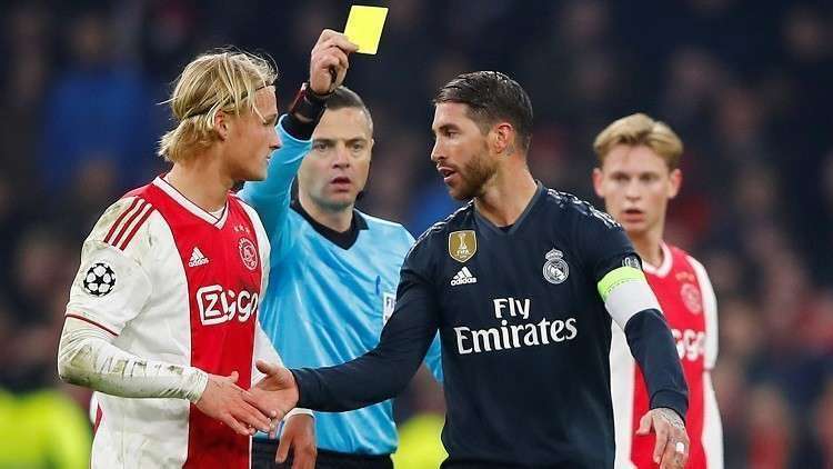 إيقاف قائد ريال مدريد سيرخيو راموس مباراتين