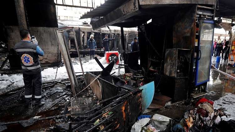 لحظات مرعبة لرفع حطام قاطرة محطة مصر المنكوبة (فيديو + صور)