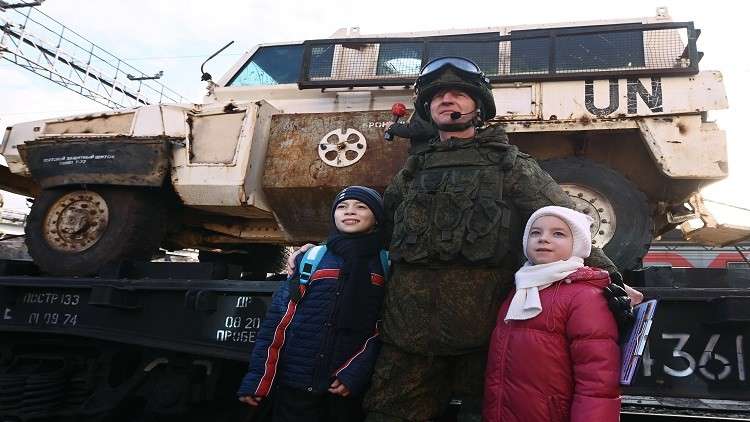 قطار "المنعطف السوري" وصل القرم