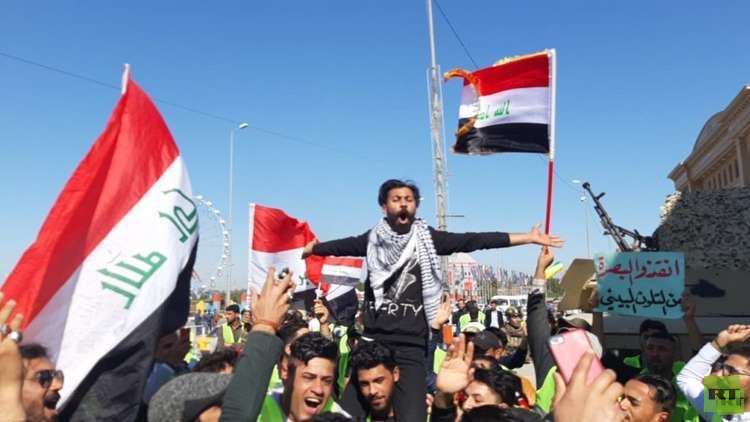  تجدد التظاهرات في البصرة وقوات الأمن تنفذ حملة اعتقالات