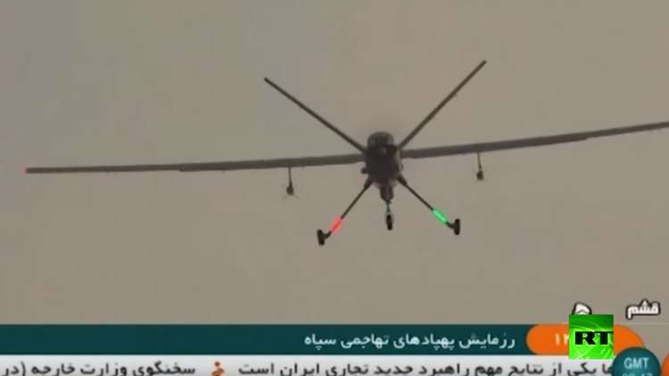 إيران تطلق أضخم مناورات لطائرات الدرون القتالية في الخليج 