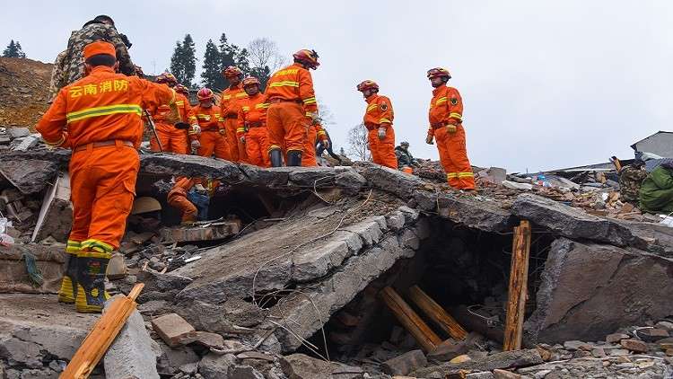 قتلى ومفقودون بانزلاق أرضي شمالي الصين