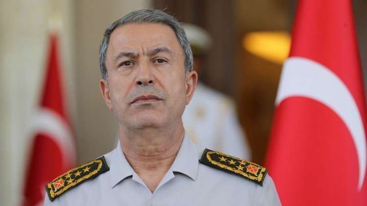  وزير الدفاع التركي: لا يمكننا القبول بوجود 