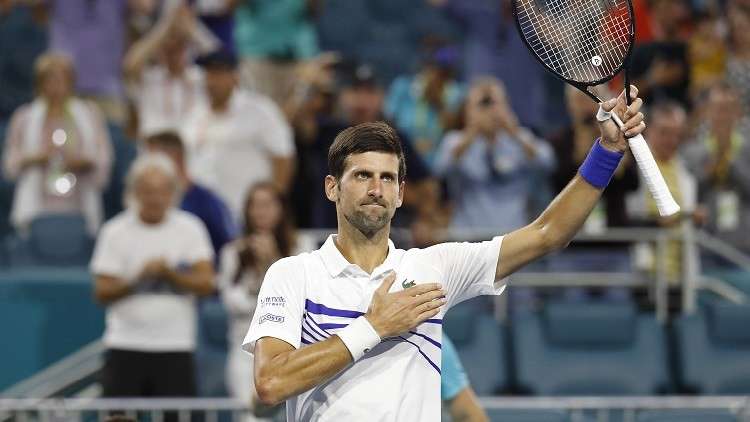 شاهد.. دجوكوفيتش يواصل زحفه نحو لقب 