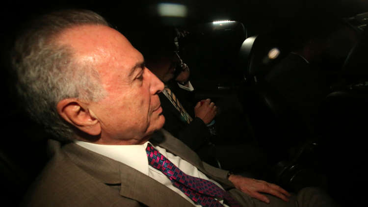 قاض برازيلي يقرر إخلاء سبيل الرئيس السابق ميشال تامر