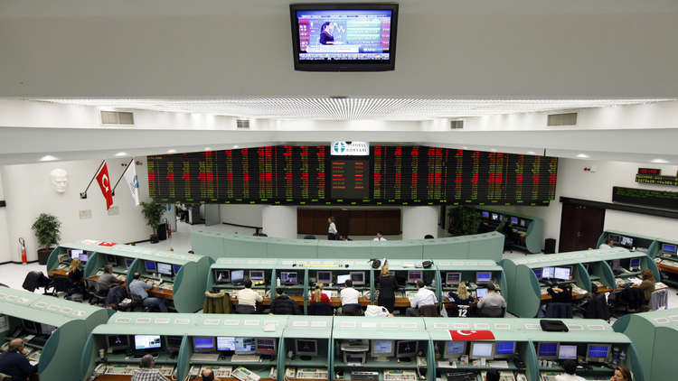 انخفاض حاد في الأسهم التركية بفعل موجة بيع أجنبية