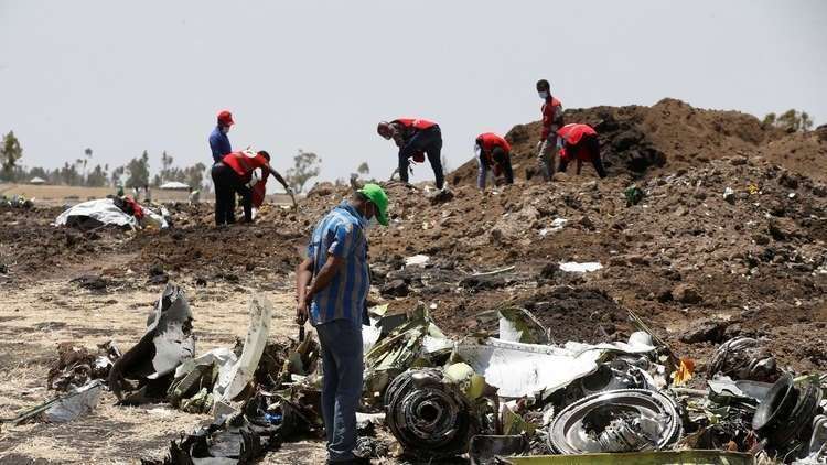 إثيوبيا تؤكد أن الطائرة المنكوبة كانت في حالة جيدة قبل إقلاعها