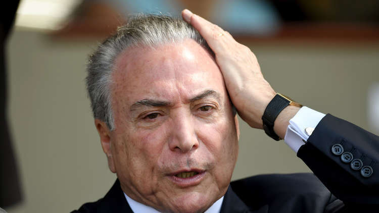 إسناد تهمة الفساد للرئيس البرازيلي السابق ميشال تامر 