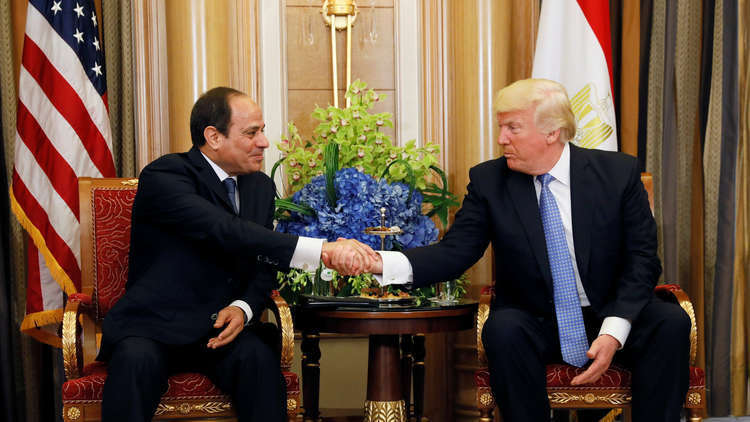 الرئاسة المصرية: السيسي يلتقي ترامب في شهر أبريل القادم