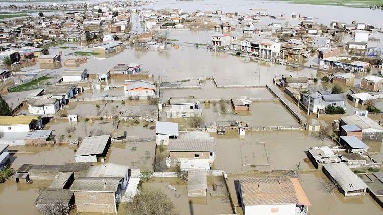 سيول جارفة تجتاح عدة محافظات إيرانية 