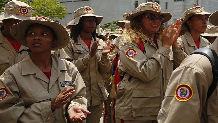 مادورو: نتطلع لبناء قوات دفاع شعبي قوامها 3 ملايين شخص