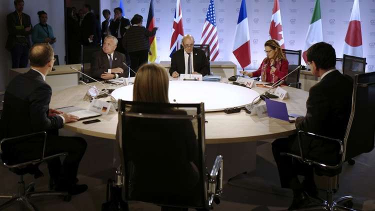 "مجموعة السبع": قلقون من خطر التصعيد في سوريا