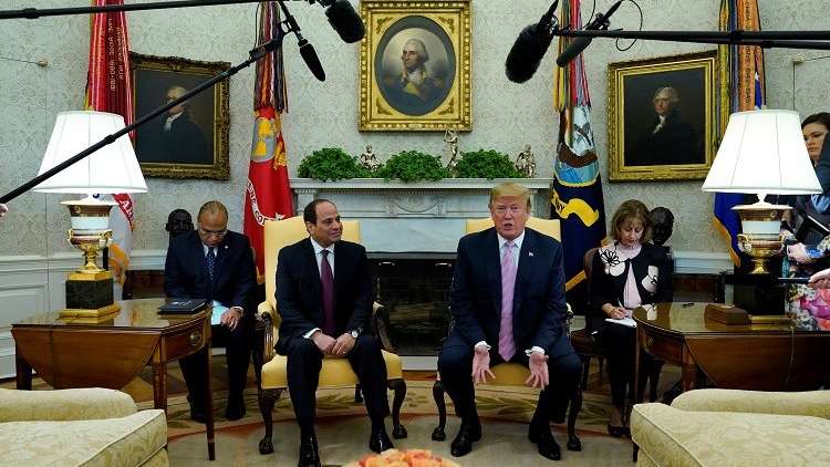 محللون لـRT: السيسي سيبلغ ترامب الرفض العربي لضم القدس والجولان لإسرائيل