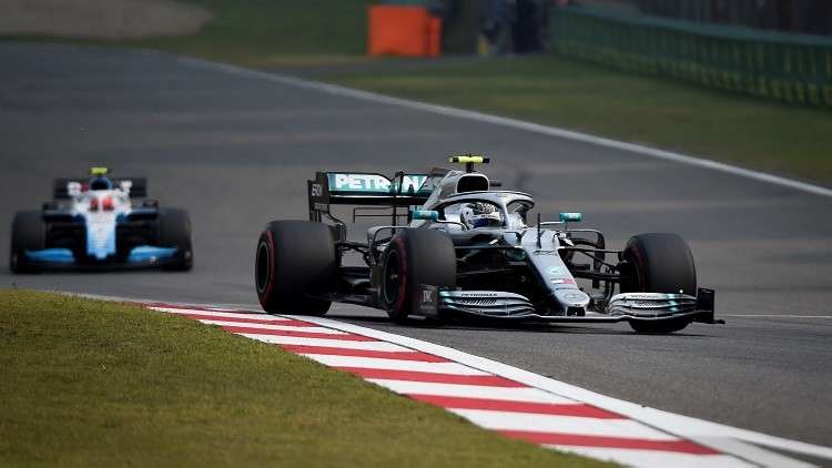 الفنلندي بوتاس الأسرع بالتجارب الحرة في جائزة الصين للفورمولا 1