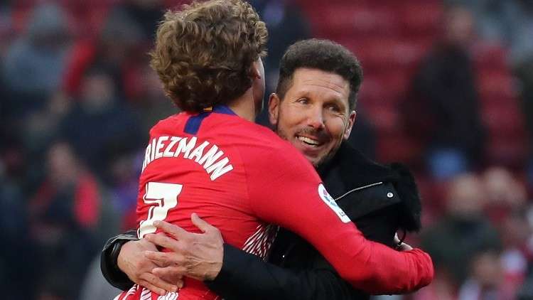 سيميوني يحسم جدل رحيل غريزمان إلى برشلونة