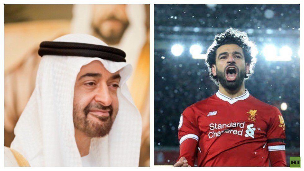 إسرائيل تهنئ اللاعب المصري محمد صلاح وولي عهد أبو ظبي محمد بن زايد