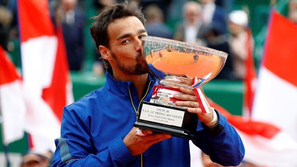 فونيني بطلا لدورة مونتي كارلو للمرة الأولى في مسيرته