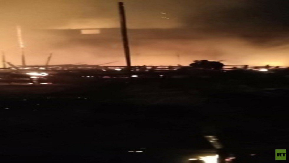 مصر.. حريق هائل في كنيسة مارجرجس بصعيد مصر سببه ماس كهربائي