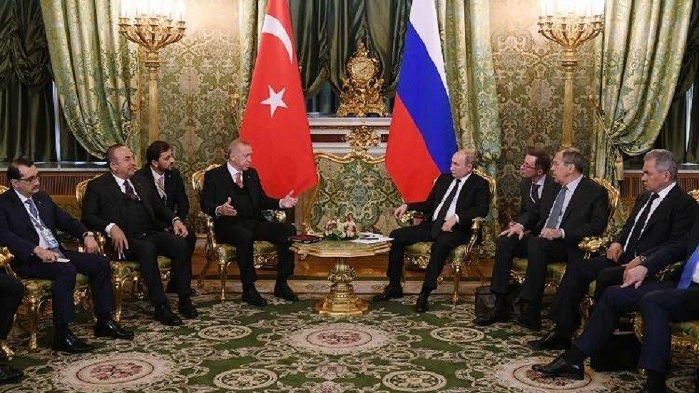 بوتين وأردوغان يبحثان تطورات الأوضاع في سوريا وليبيا