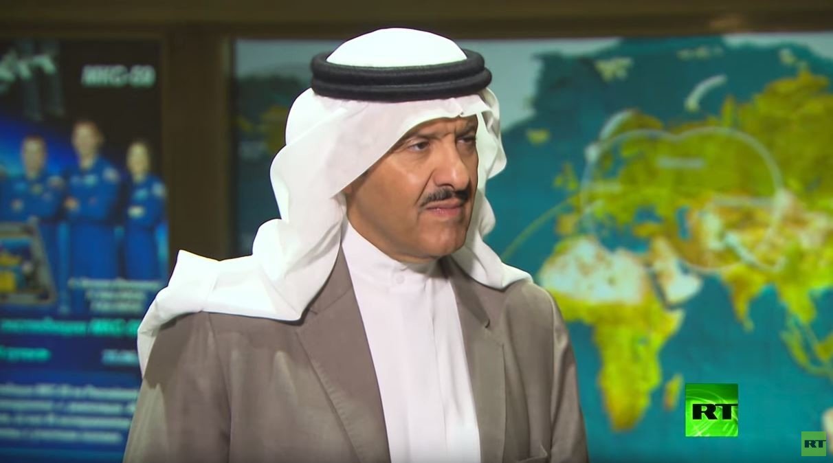 الأمير السعودي سلطان بن سلمان: أتابع RT وروسيا سوف تساعدنا في مجال الفضاء