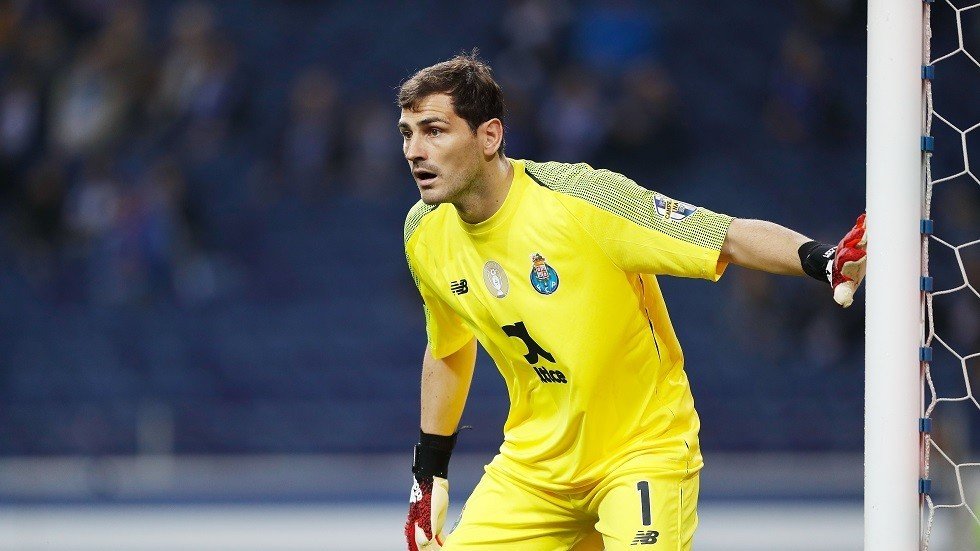 كاسياس يتعرض لأزمة قلبية خلال تدريبات بورتو