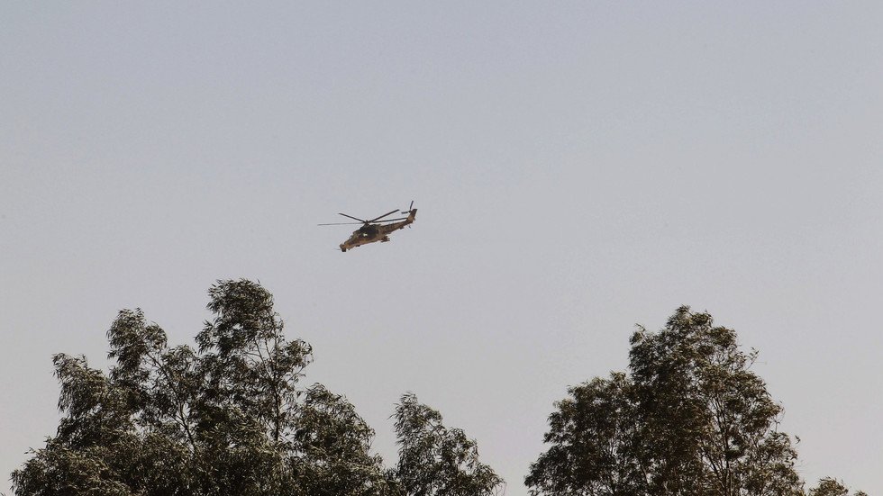 سقوط مروحية عسكرية جزائرية جنوبي البلاد