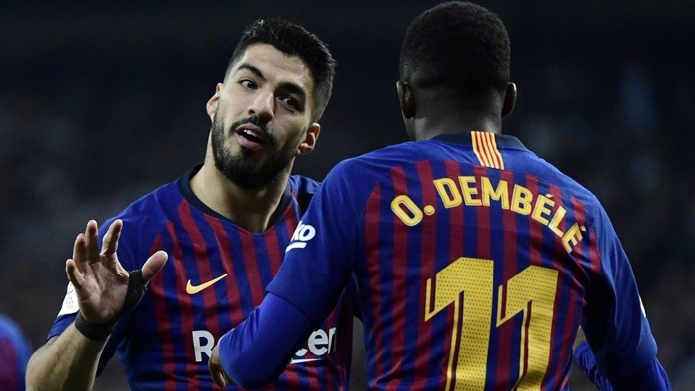ديمبيلي مهدد بالغياب عن مواجهة برشلونة وليفربول