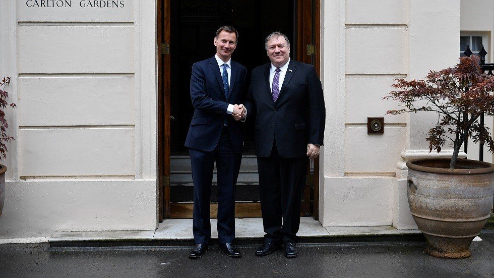 هانت: ناقشنا مع بومبيو الأوضاع في سوريا واليمن والصين وإيران