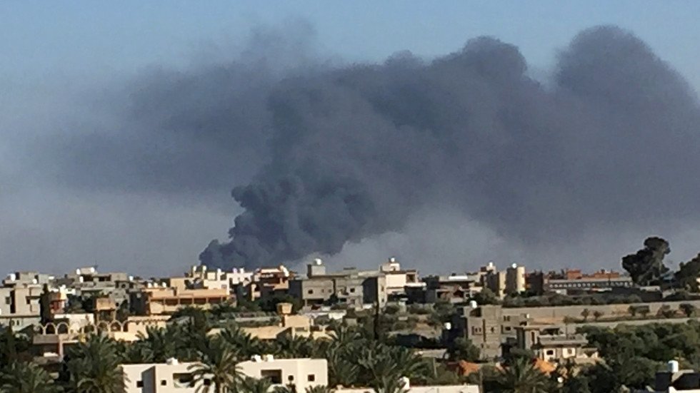 "الجيش الوطني" يشن 6 غارات على مواقع قوات الوفاق جنوبي طرابلس