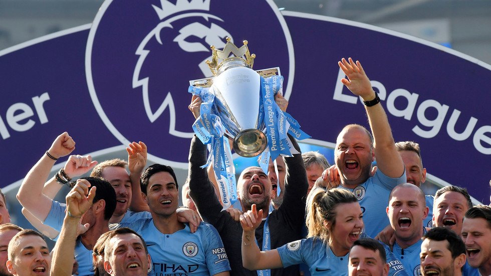 مانشستر سيتي بطلا للدوري الإنجليزي للمرة الثانية على التوالي