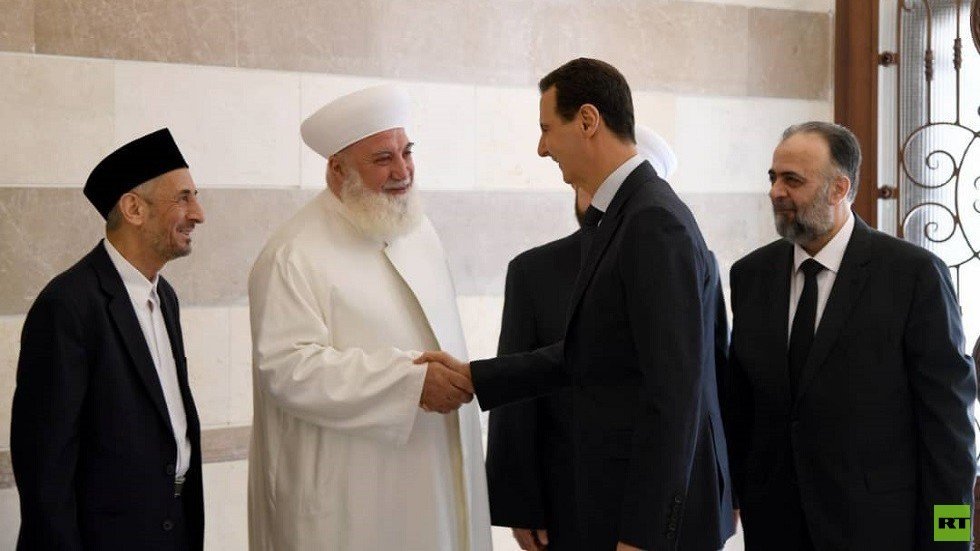 الأسد يفتتح مركز الشام الإسلامي الدولي لمواجهة الإرهاب والتطرف