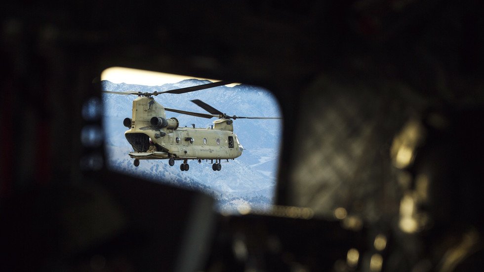 إصابة جنود أمريكيين بحادث تحطم مروحية في أفغانستان