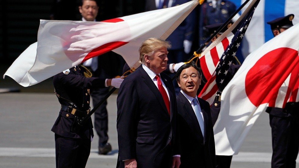 ترامب أول زعيم أجنبي يلتقيه إمبراطور اليابان الجديد
