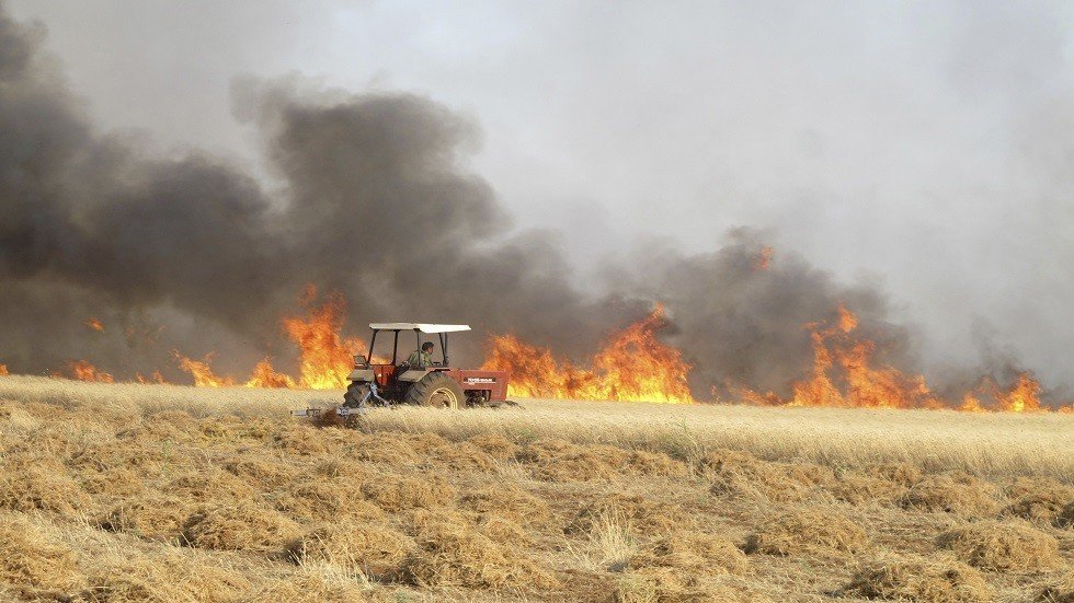 أكراد سوريا يطلبون من التحالف الدولي المساعدة في إخماد الحرائق 