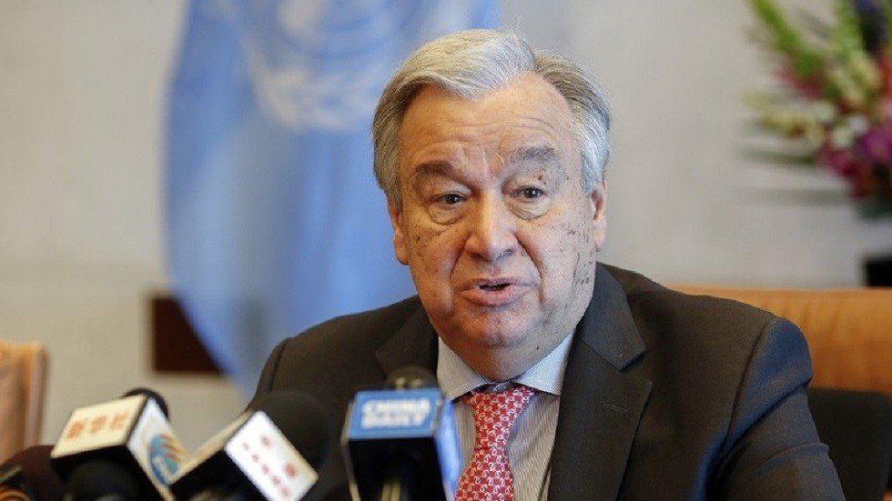 غوتيريش: تعاون الأمم المتحدة والحكومة اليمنية هو "مفتاح الحل"