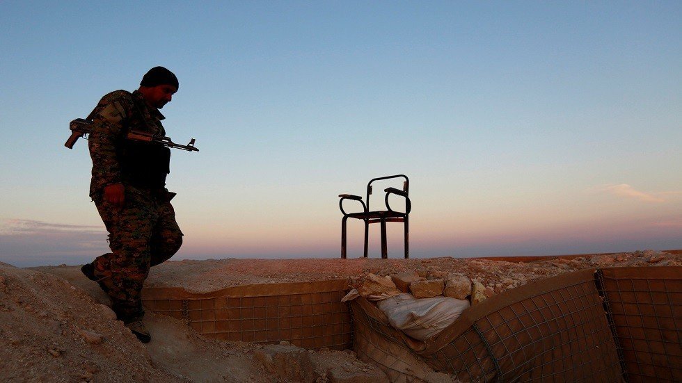 الحشد الشعبي يؤمن الحدود العراقية مع سوريا 