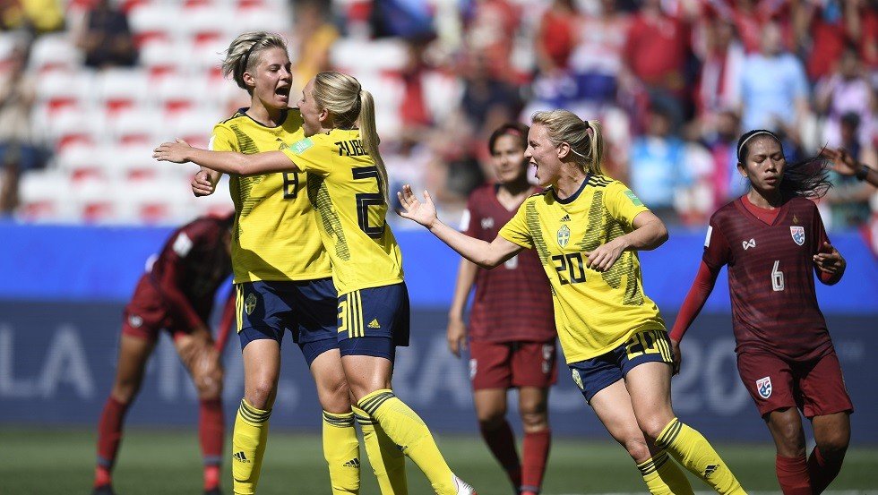 السويد إلى ثاني أدوار مونديال السيدات 2019