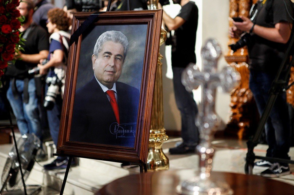 تشييع جثمان الرئيس القبرصي السابق خريستوفياس