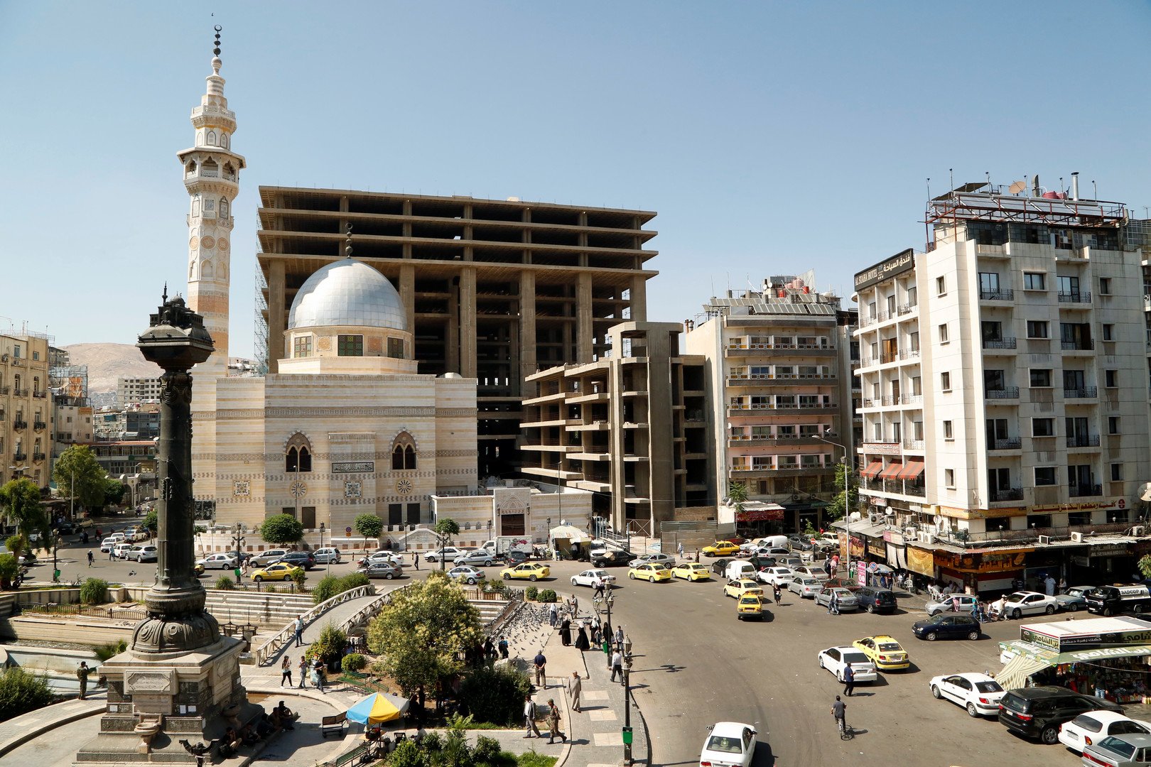 تفجير إرهابي بعبوة ناسفة وسط دمشق