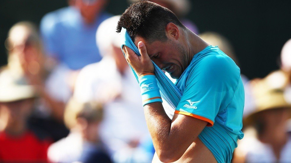 تغريم لاعب تنس 50 ألف يورو بسبب ثاني أسرع خسارة!