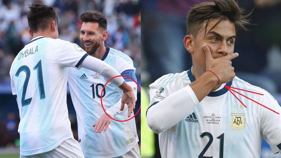 تعرف على سر لبس ديبالا سوارا أحمر.. وما علاقة ميسي بالأمر