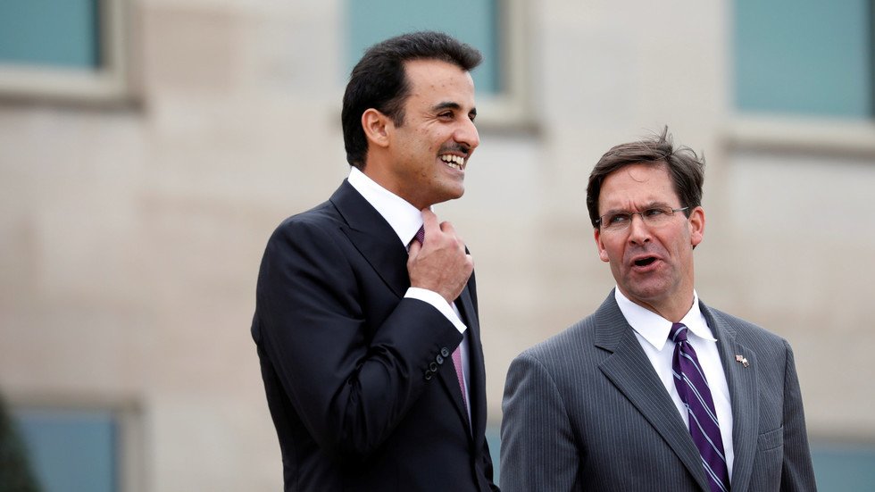 البنتاغون يدعو أمير قطر لحشد الجهود ومنع الاستفزازات في الخليج