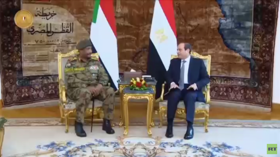 مباحثات عسكرية مصرية سودانية في القاهرة