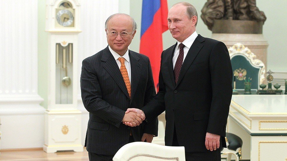 بوتين يعزي في وفاة يوكيا أمانو