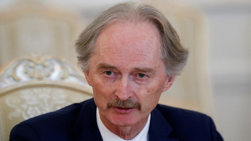 تعرض المبعوث الأممي إلى سوريا غير بيدرسون لحادث أصيبت به عينه