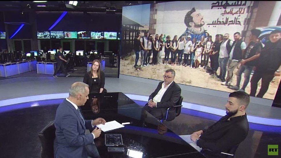 "دقيقة صمت" على RT Arabic تخليدا لذكرى الزميل خالد الخطيب