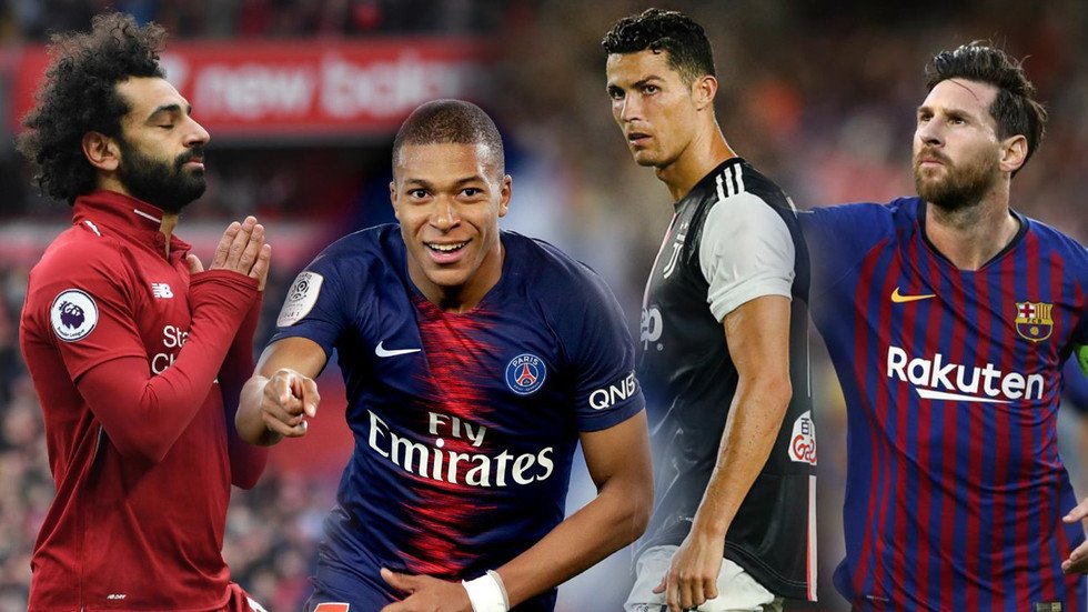 صلاح وميسي ورونالدو ومبابي ضمن المرشحين لجائزة الأفضل في العالم