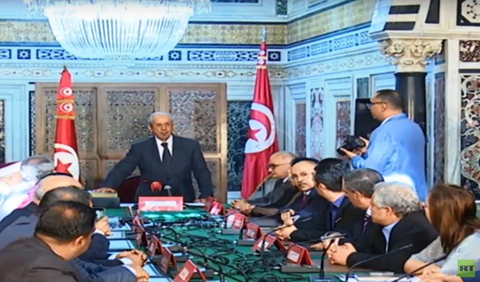 رئيس مجلس النواب التونسي يؤدي اليمين الدستورية قائما بمهام الرئيس